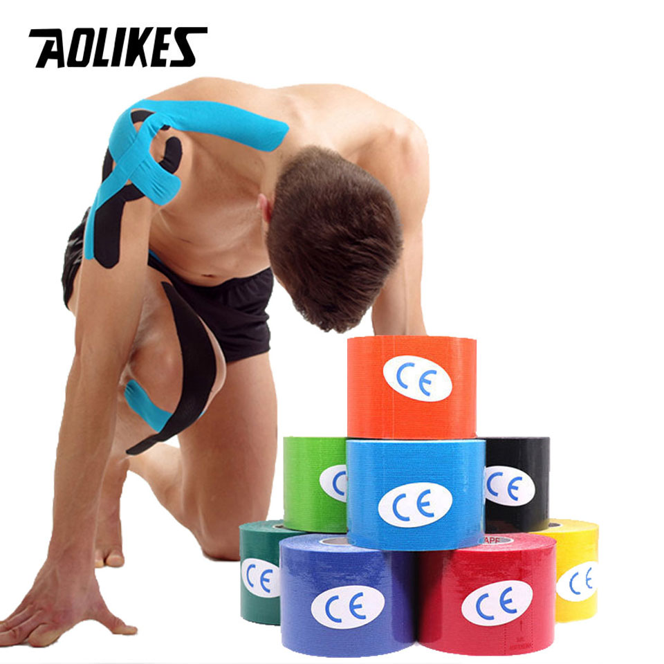 Sports Taping Precut - AOLIKES 2 حجم شريط علم الحركة