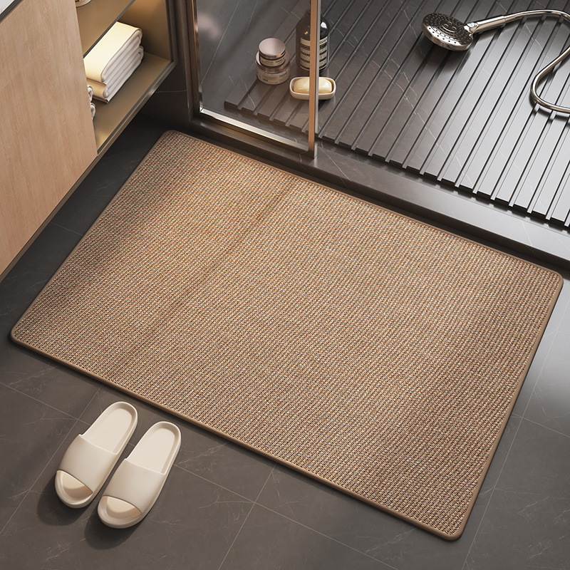Bamboo Bath Mat - سجاد سجاد الحمام غير قابل للانزلاق