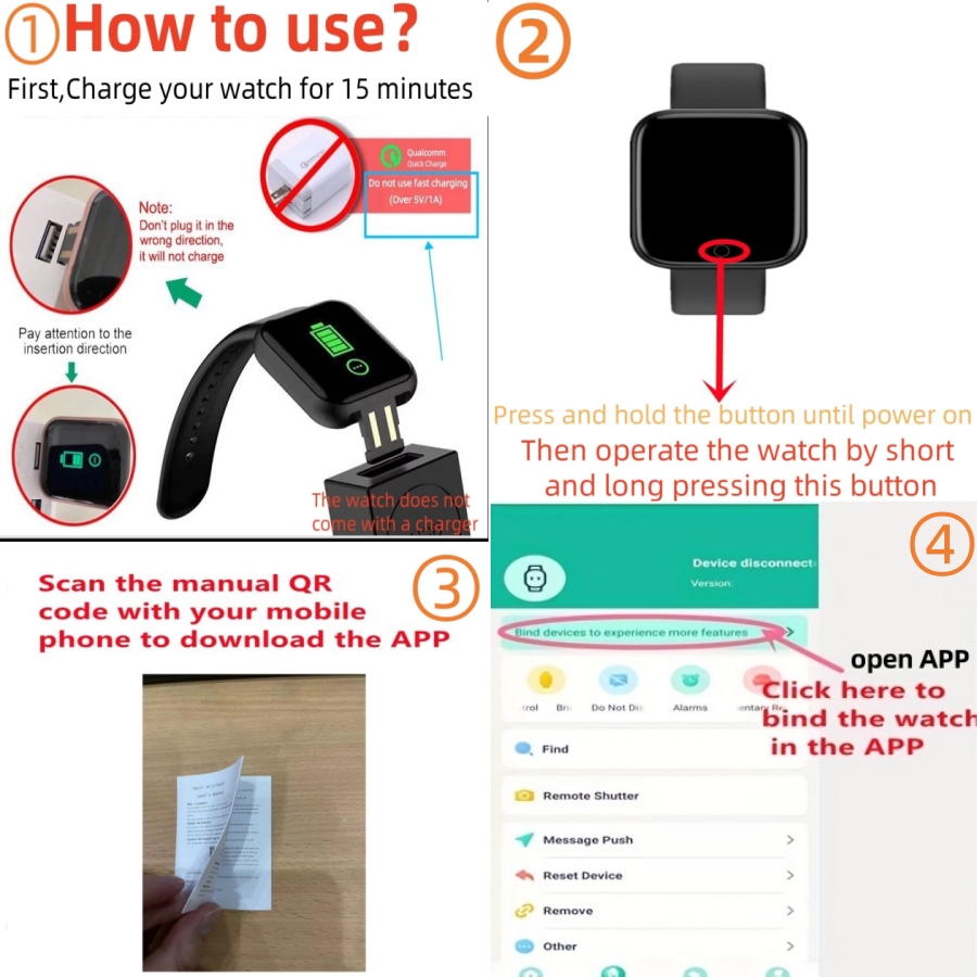 الرياضة Smartwatch سوار اللياق - مراجعة Health Wellness Bracelet وسعره